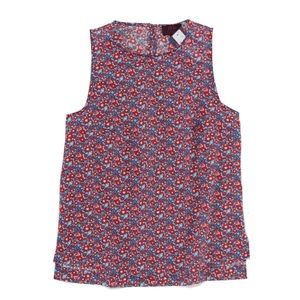 J.Crew Liberty London Keyhole Tank Floral